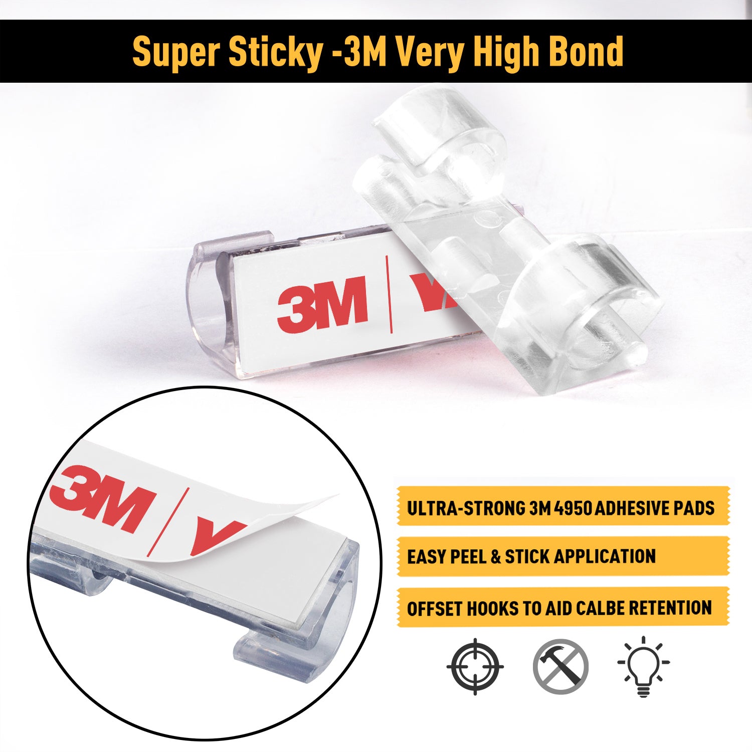 XIAOXI Cable Clips with Strong Self-Adhesive